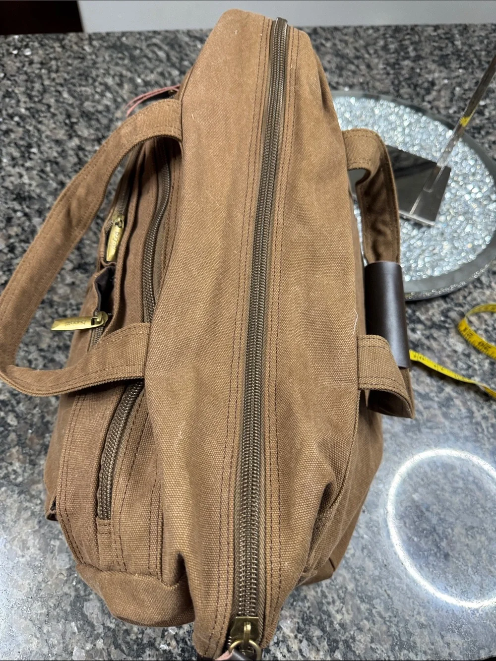 Bugatti Canvas Duffel Bag - Brown NWOT